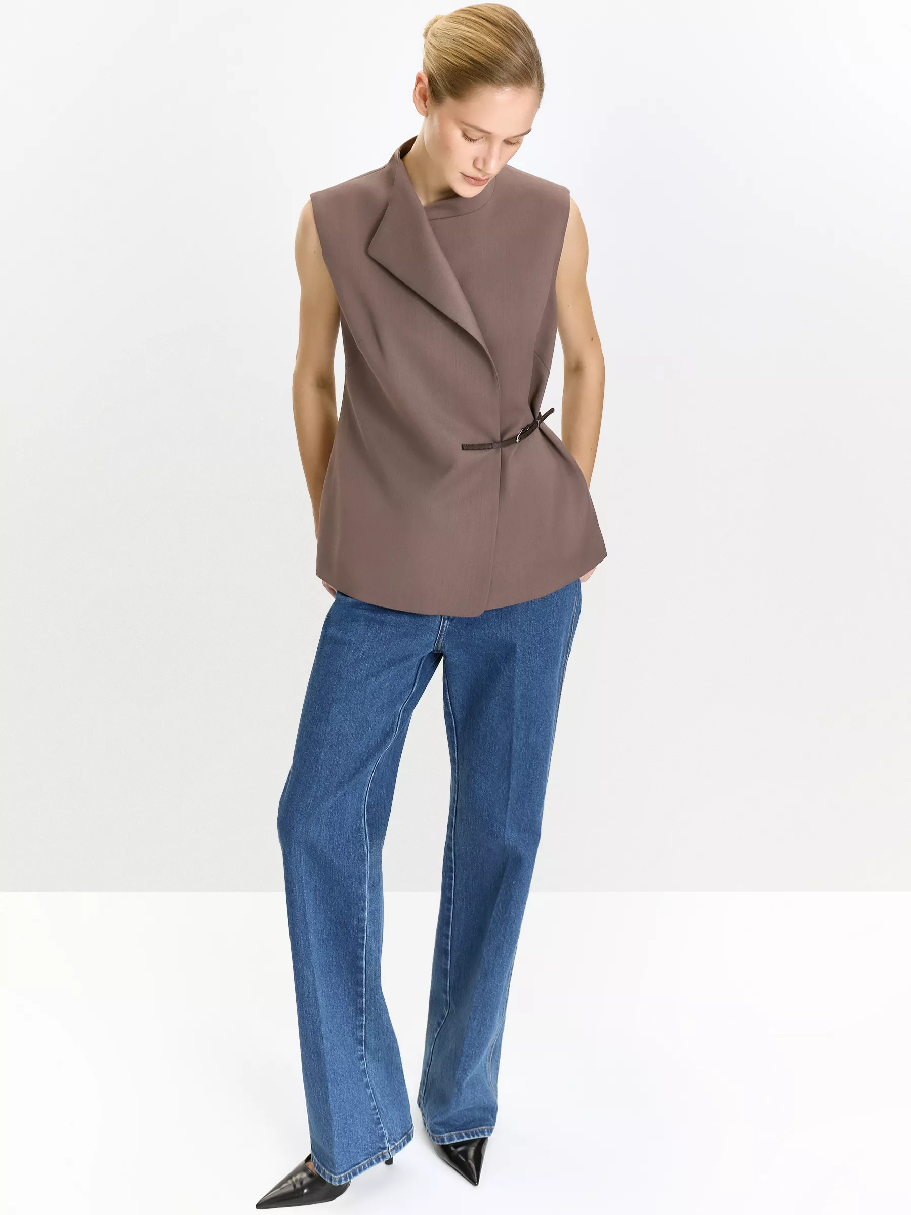 Жилет удлиненный