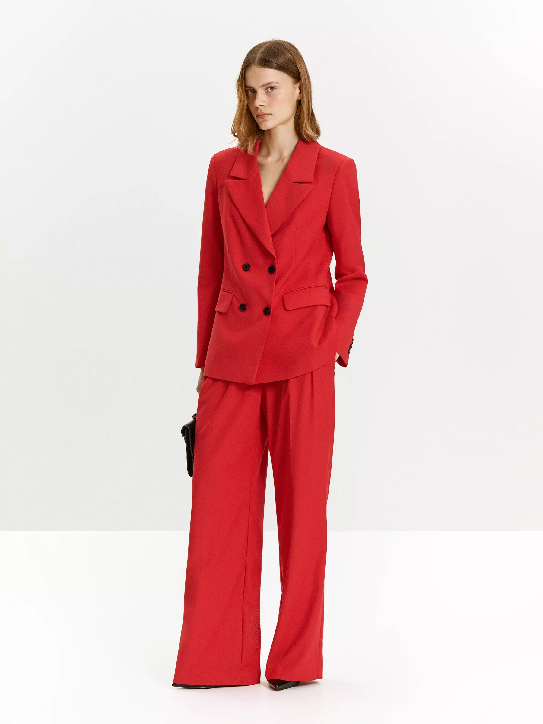 Брюки D396/hibiscus