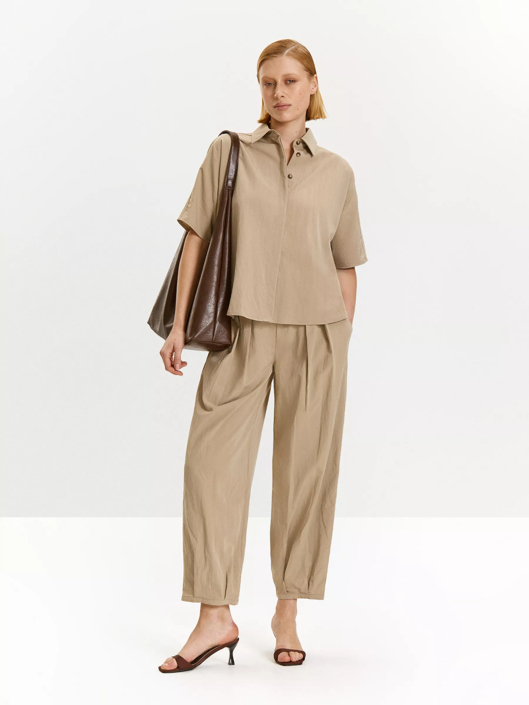 Рубашка свободного кроя