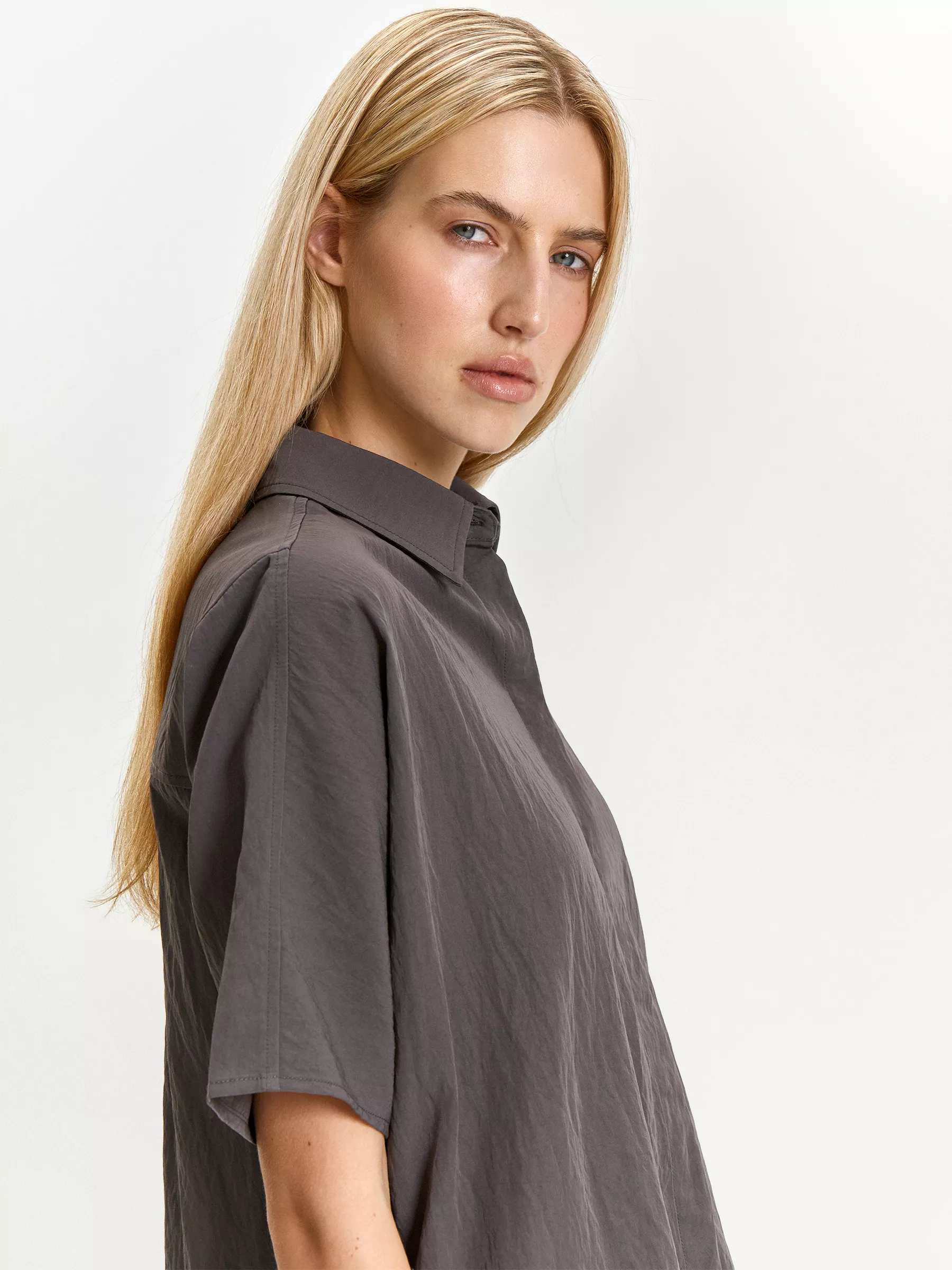 Рубашка B3163/greyce