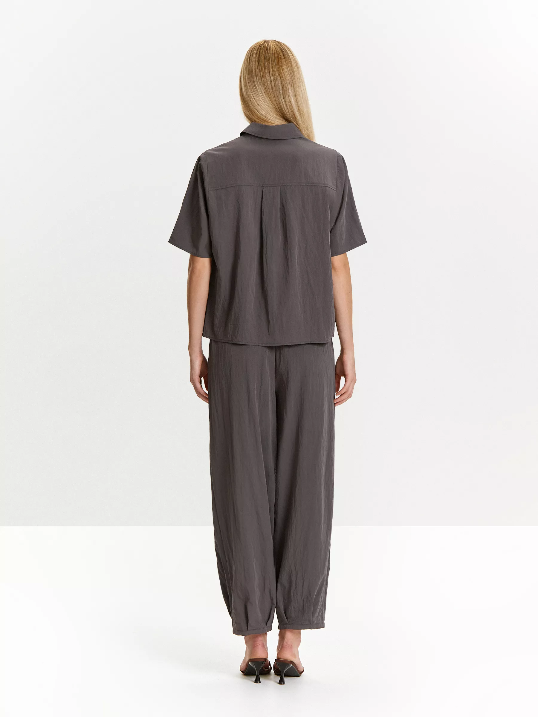 Рубашка B3163/greyce