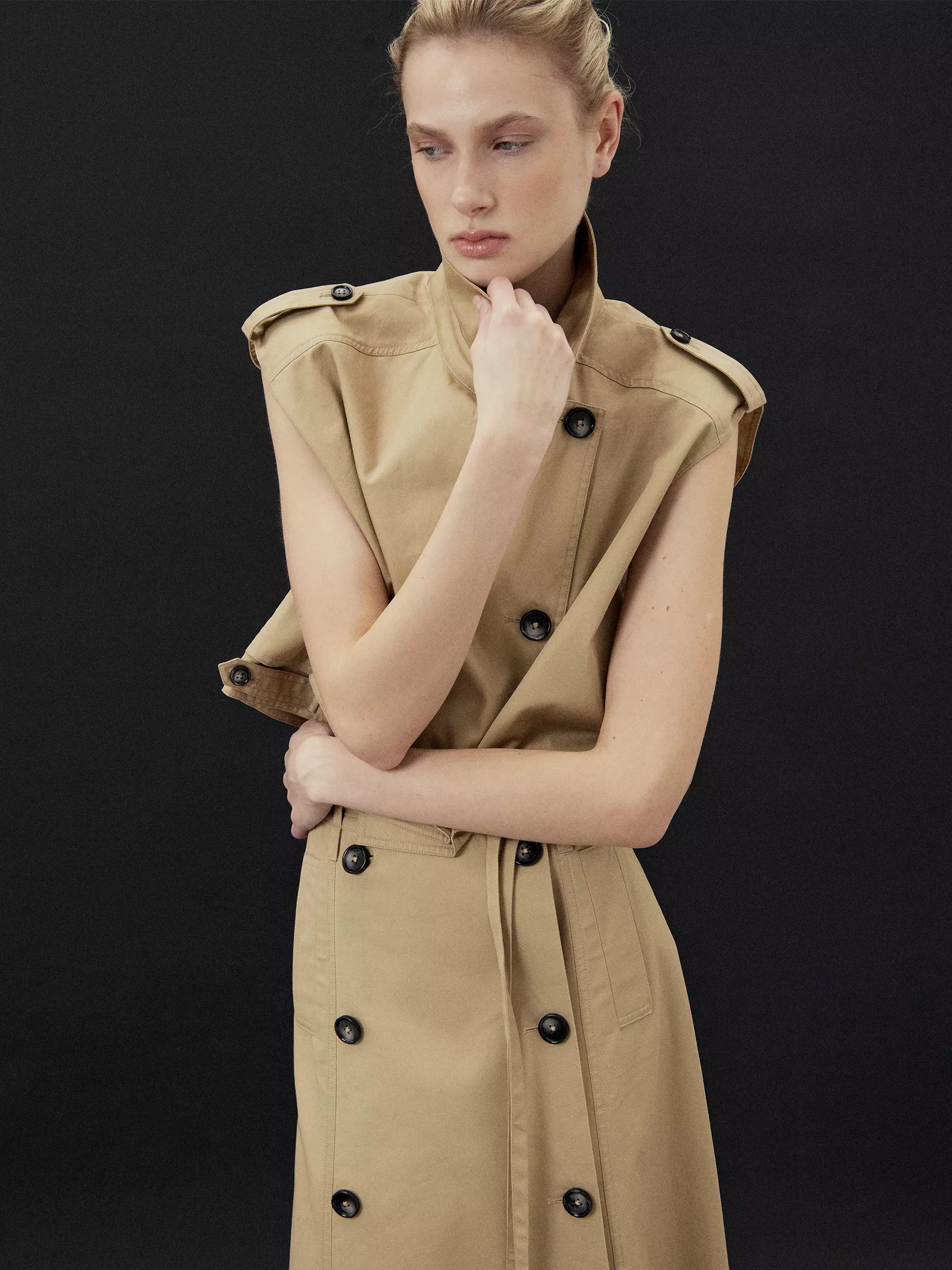 Юбка S1152/parchment