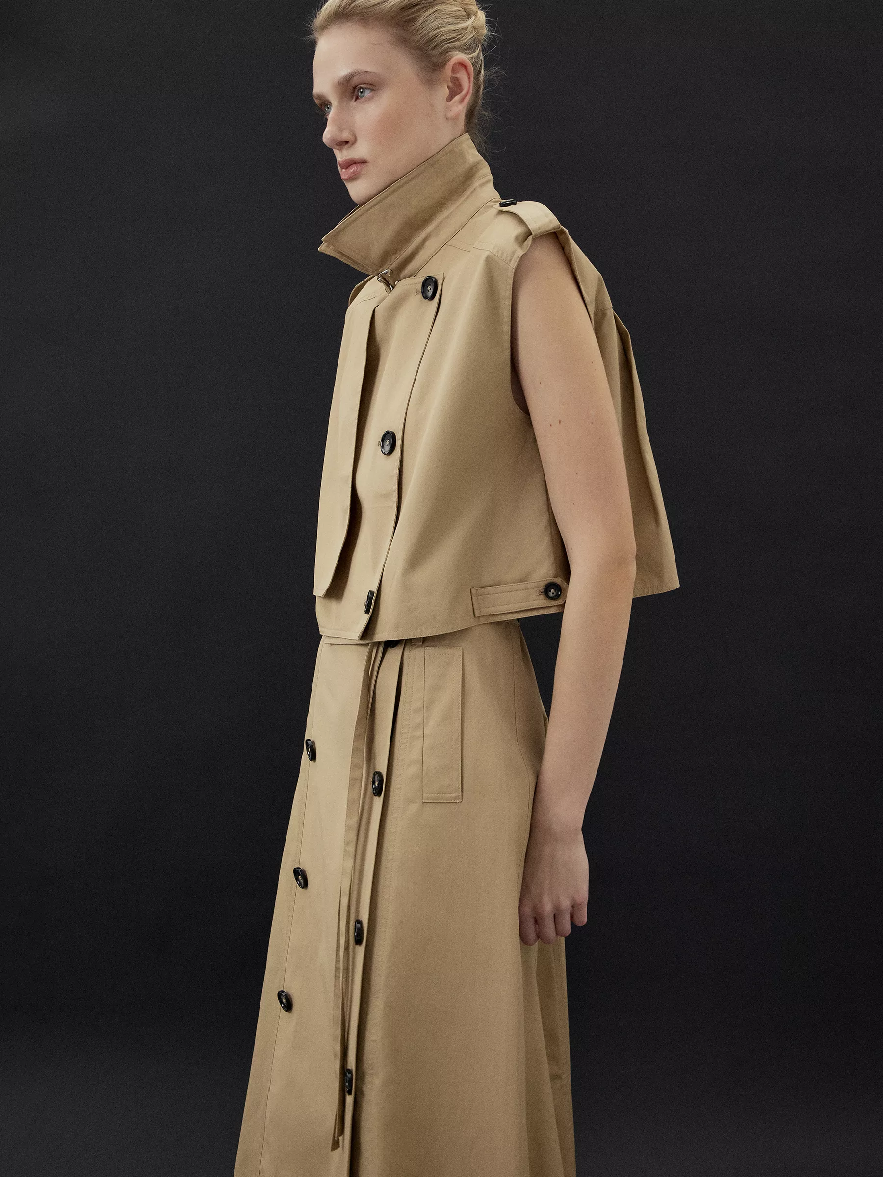 Жилет без рукавов