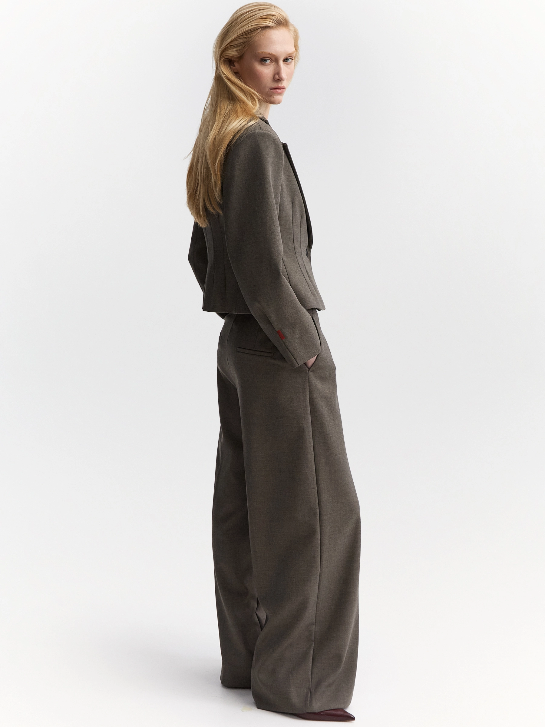 Брюки D528/choco