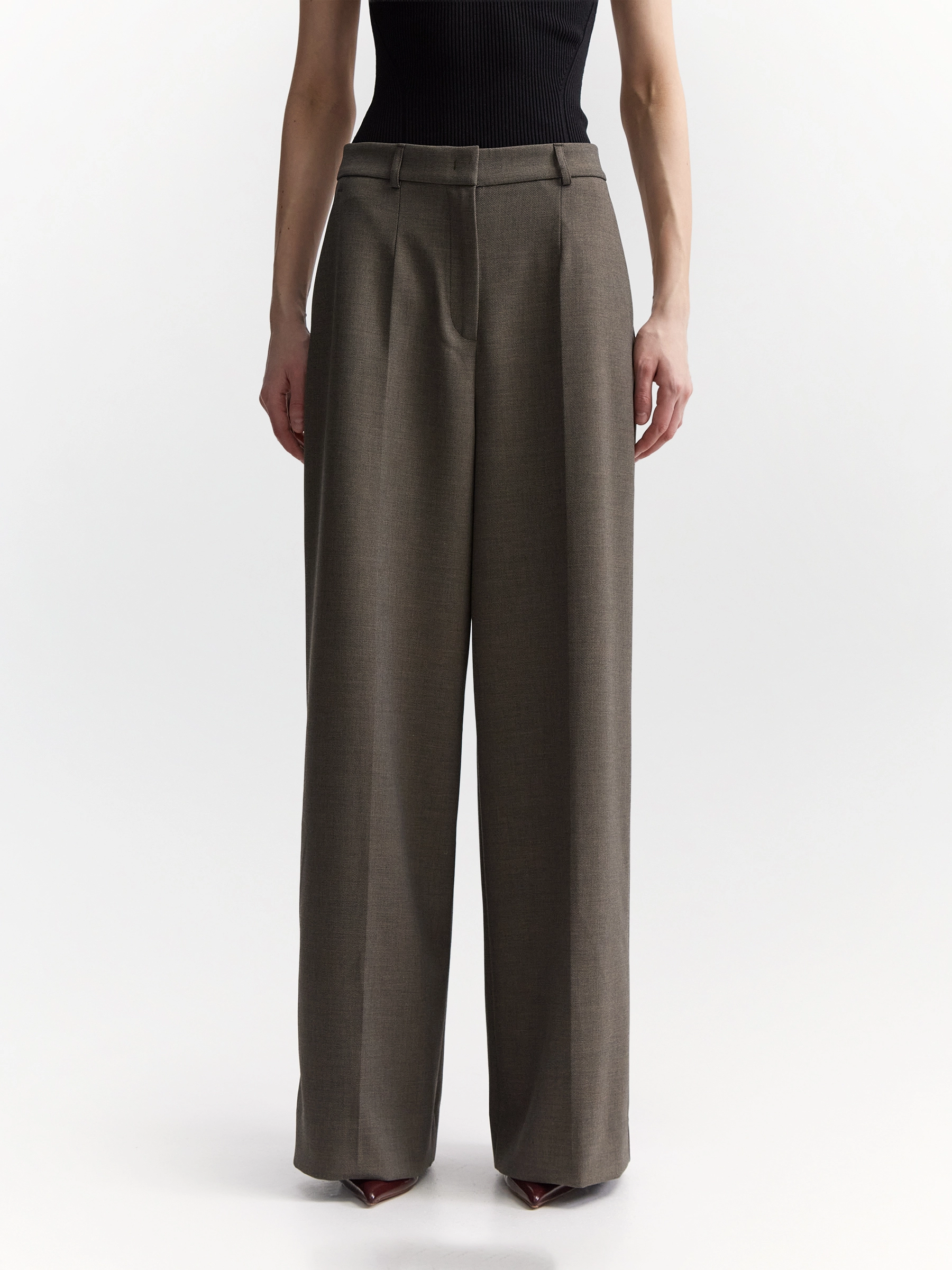 Брюки D528/choco
