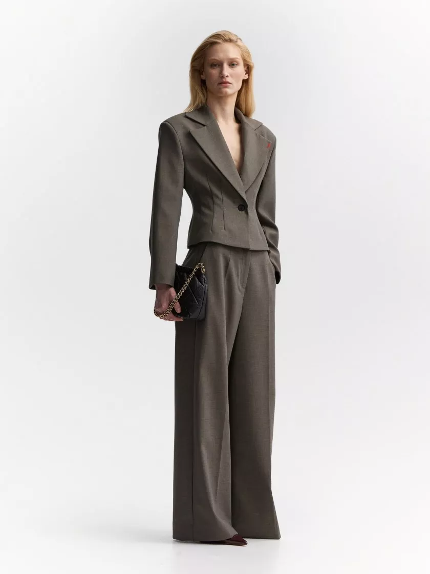Брюки D528/choco