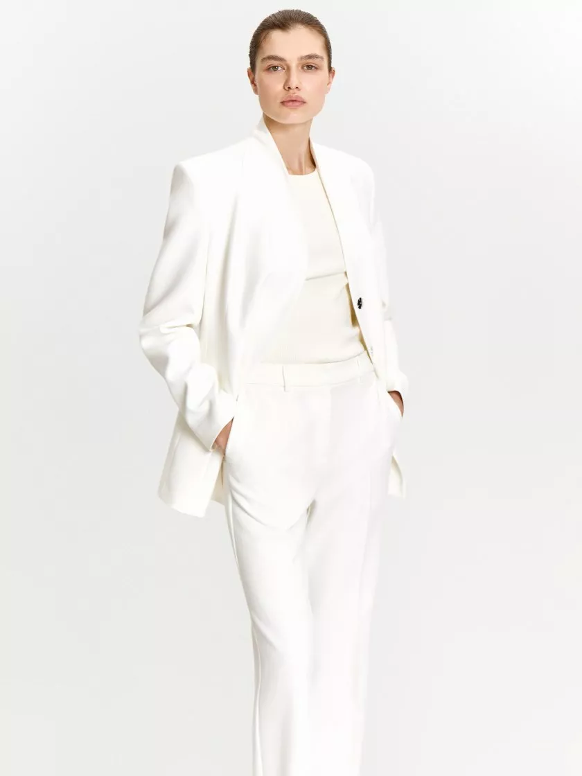 Брюки D478/bianco