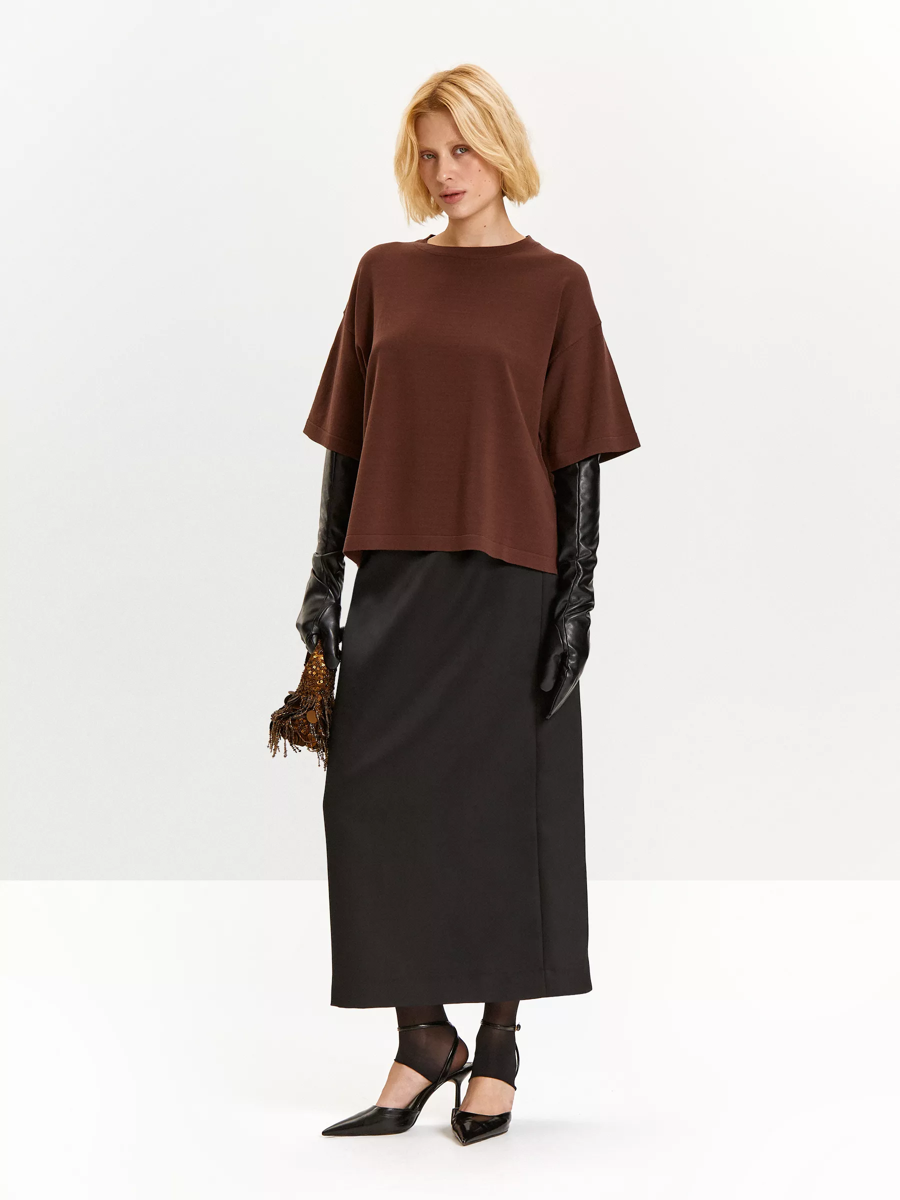 Юбка прямого кроя