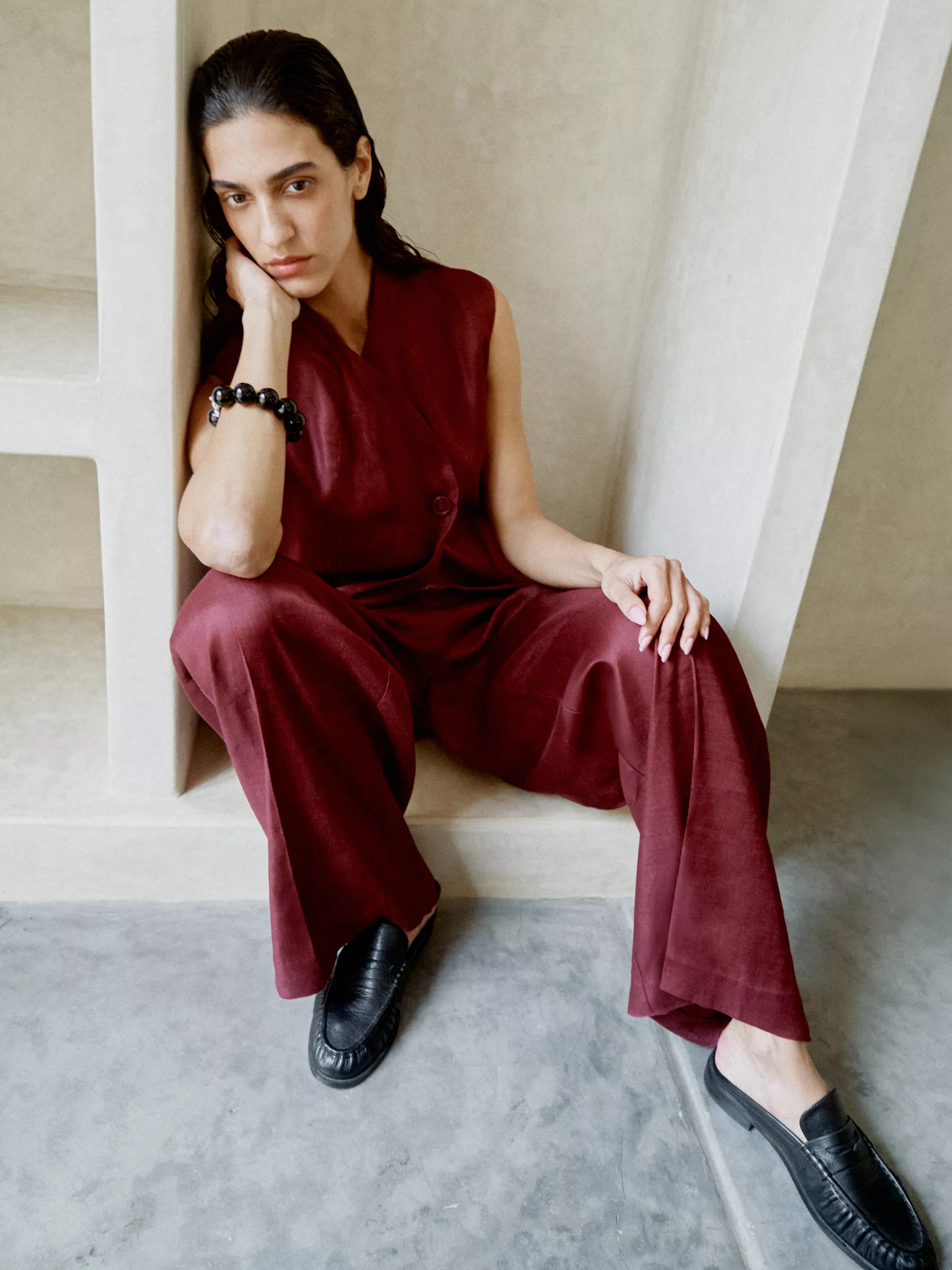 Брюки палаццо