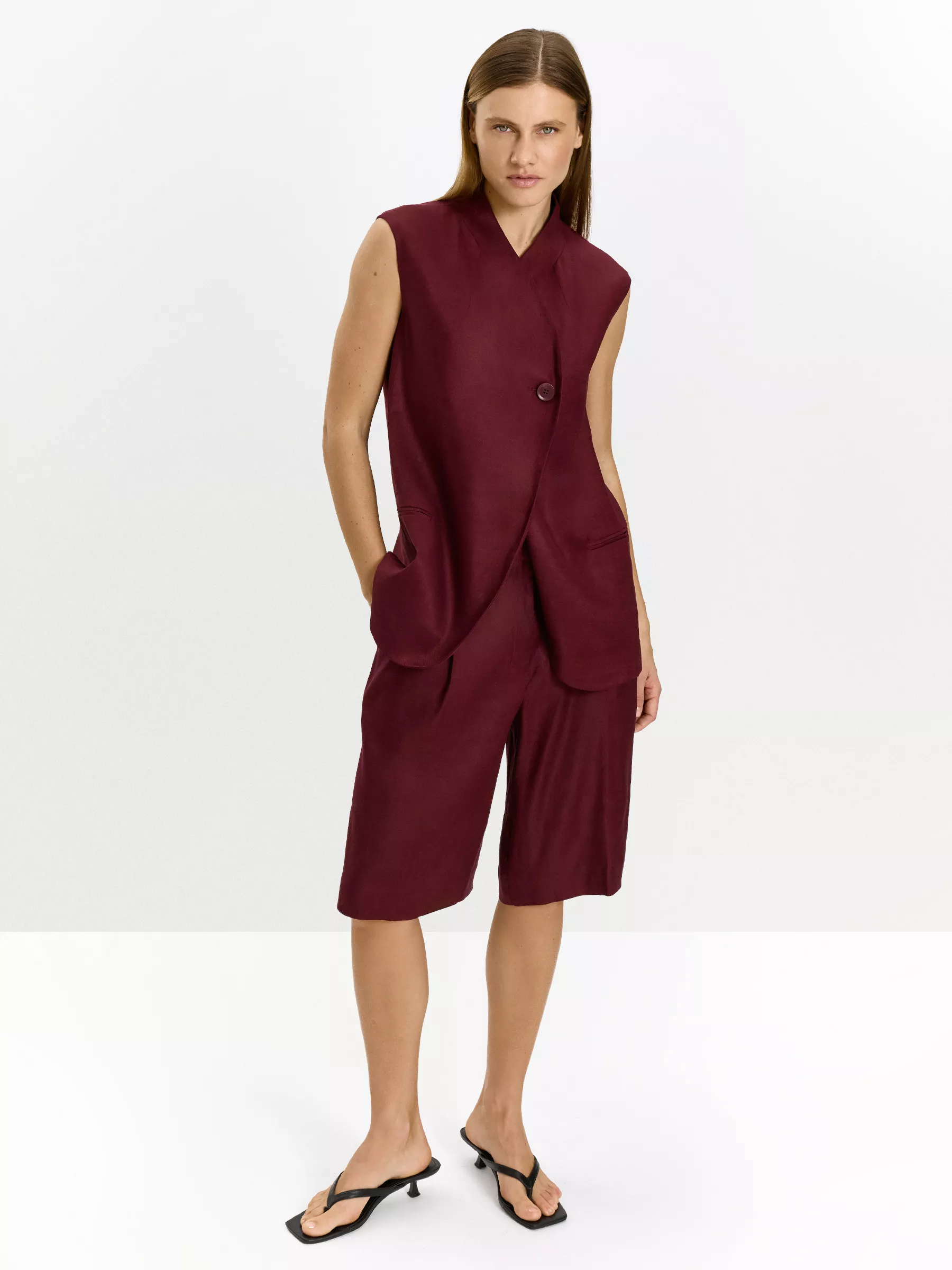 Шорты P036/garnet