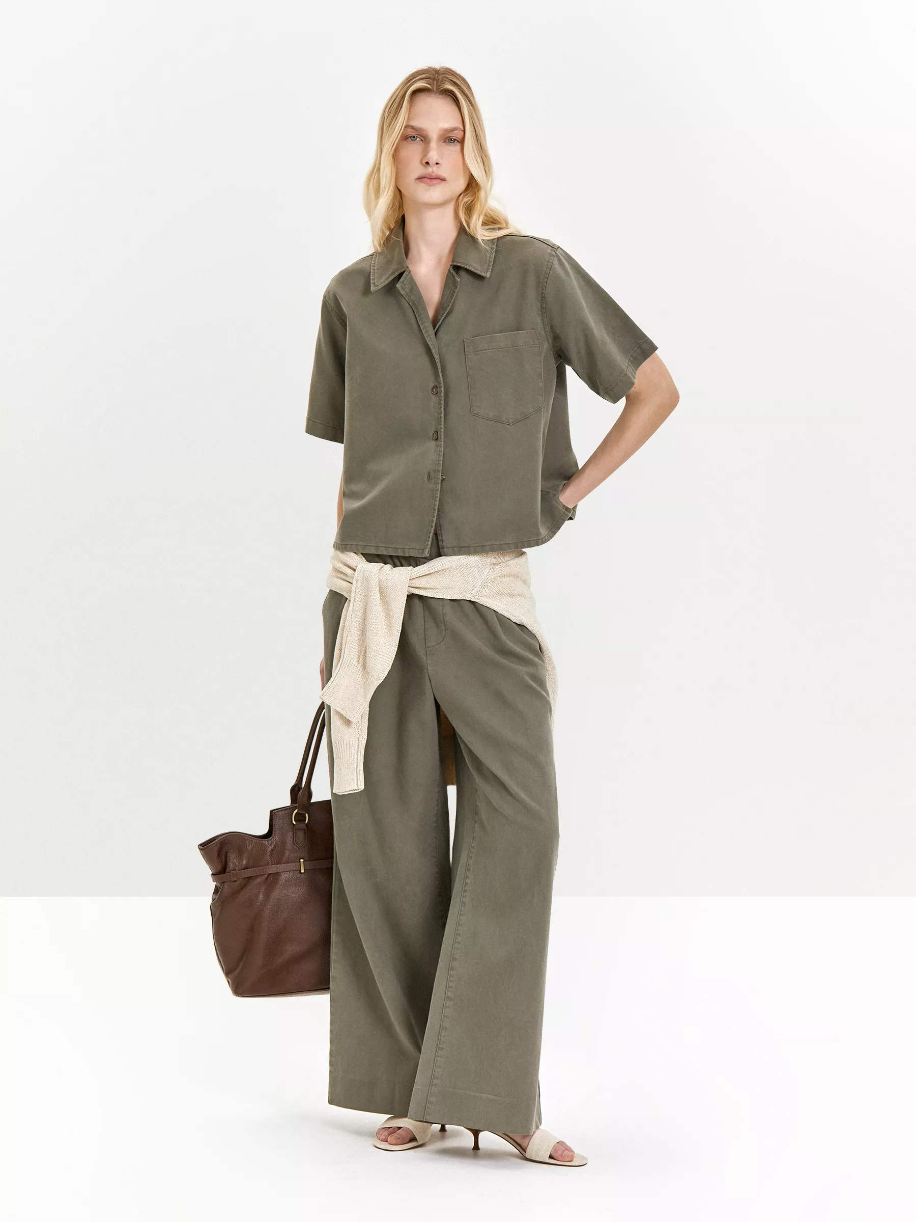 Рубашка из денима