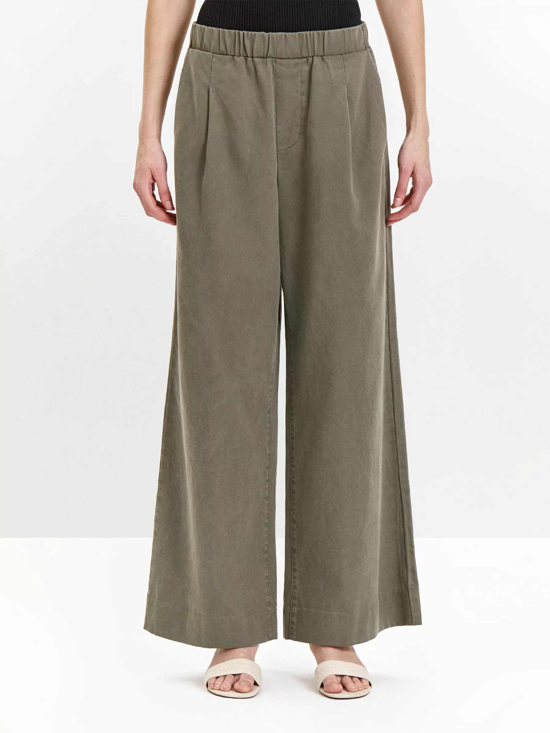 Брюки широкого кроя