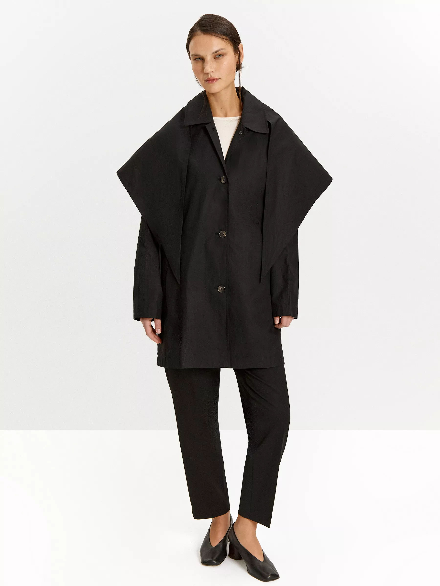 Плащ из хлопка