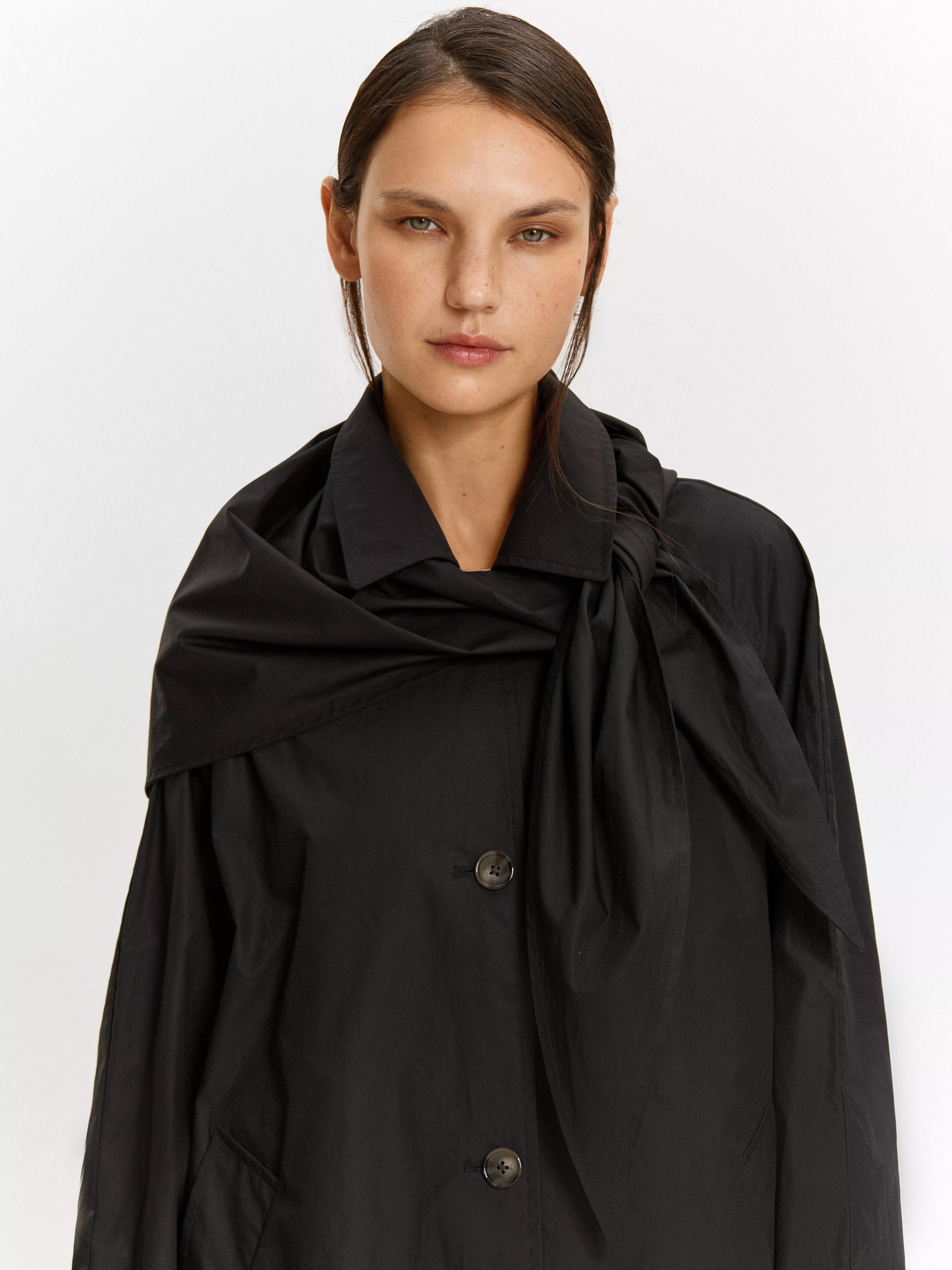 Плащ из хлопка