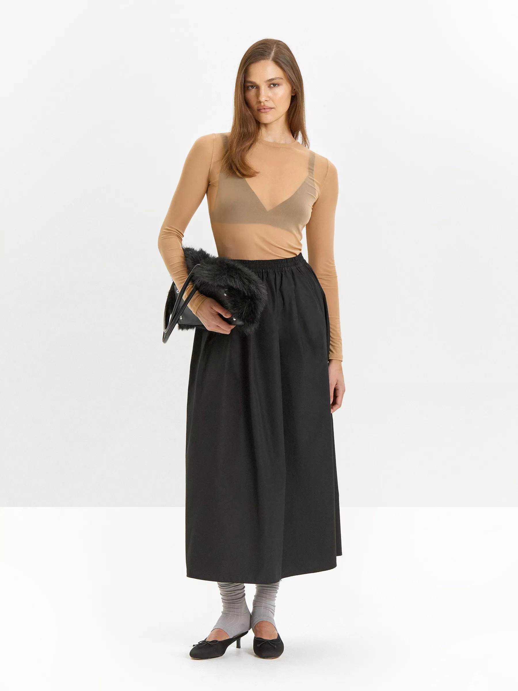 Облегающий лонгслив