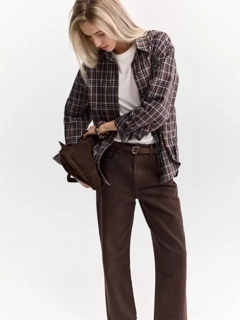 Джинсы Mom Fit 526