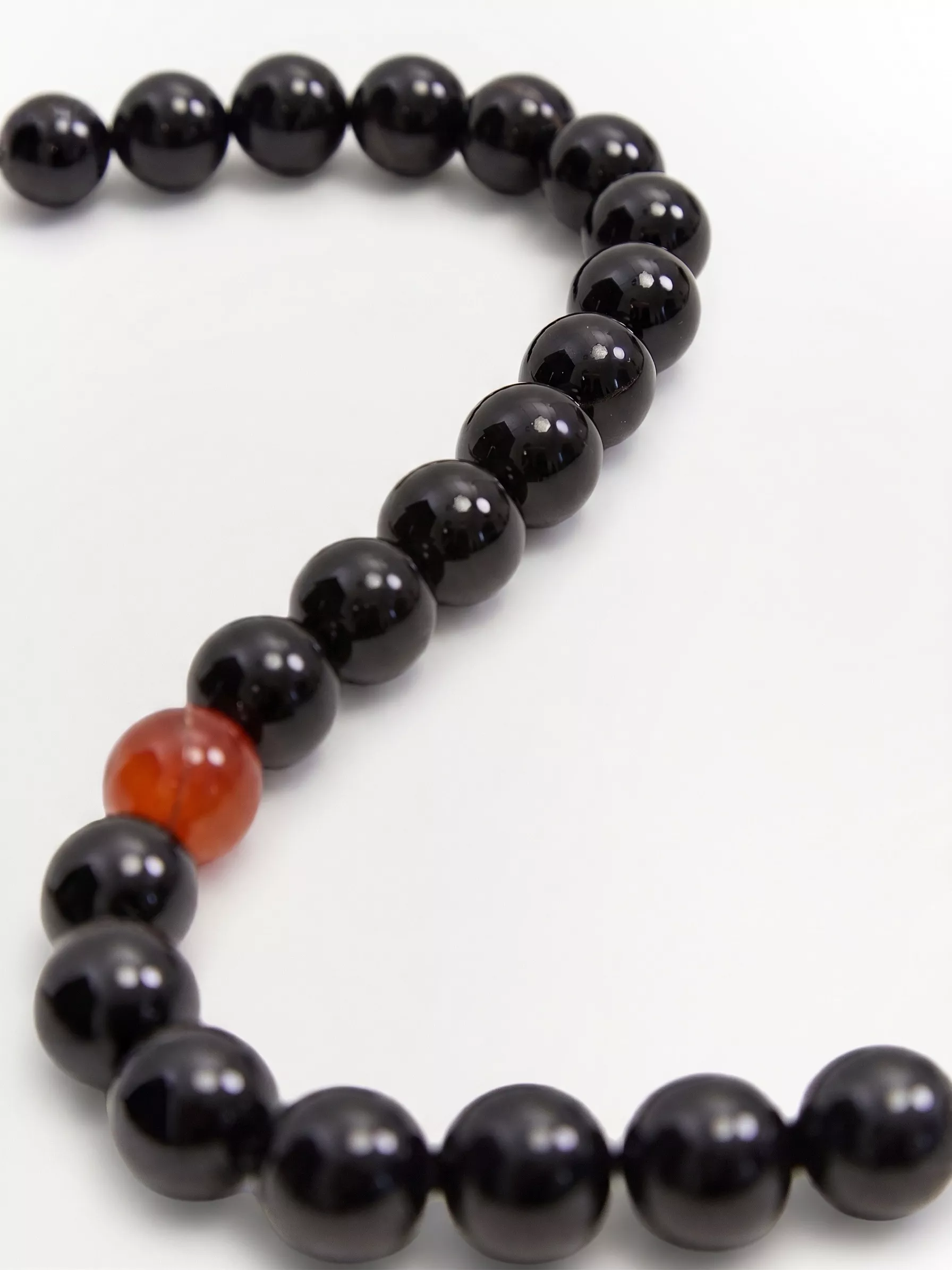 Ожерелье L215/blackagates