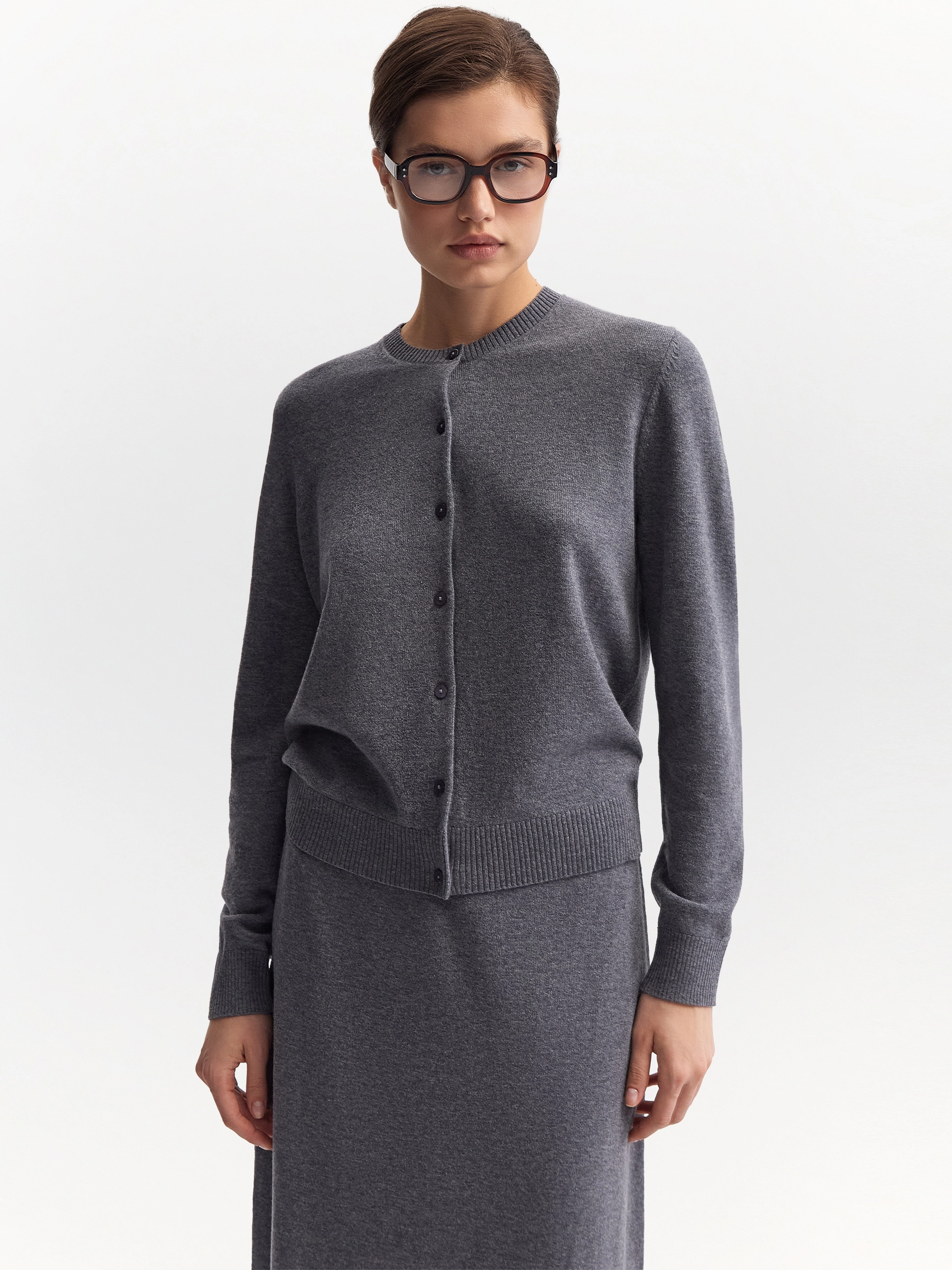 Кардиган из шерсти мериноса