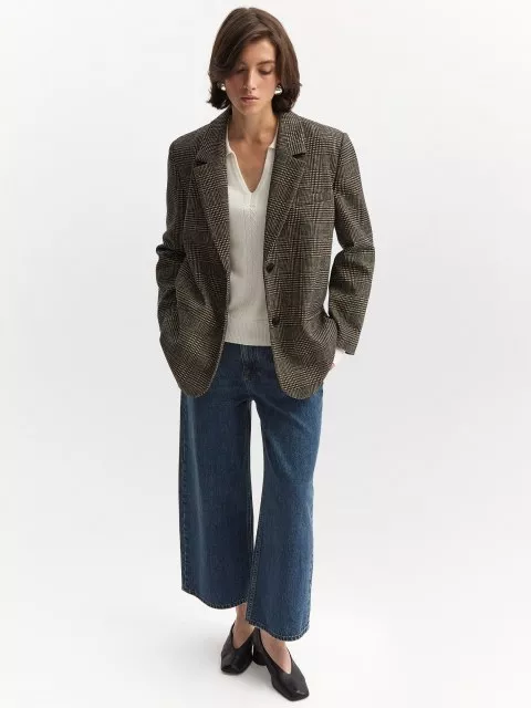 Джинсы Cropped Wide Leg 522