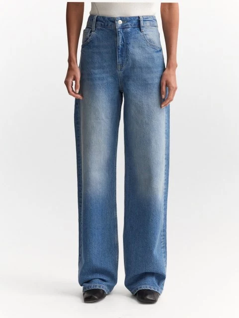 Джинсы Cropped Wide Leg 520